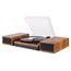 Fenton RP165B Audio-Plattenspieler mit Riemenantrieb Holz Manuell