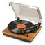 Audizio RP112L Audio-Plattenspieler mit Riemenantrieb Schwarz, Hellbraun