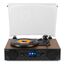 Audizio Tulsa Audio-Plattenspieler mit Riemenantrieb Schwarz, Holz Manuell, 3 image