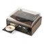 Audizio Boston Audio-Plattenspieler mit Riemenantrieb Schwarz, Holz Manuell, 3 image