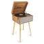 Audizio Fremont Audio-Plattenspieler mit Riemenantrieb Schwarz, Grau Automatisch