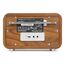 Audizio Milan Tragbar Analog & Digital Braun, Silber, 6 image