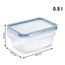 Rotho CLIC & LOCK Rechteckig Container 0,5 l Blau, Transparent 1 Stück(e), 2 image