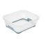 keeeper Jonas Aufbewahrungskorb Rechteckig Polypropylen (PP), Thermoplastisches Elastomer (TPE) Weiß, Blau, Farbe: Weiß, Blau