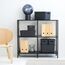 Rotho Set Deko Box mit Deckel A4/10 L JIVE, Farbe: Schwarz, 2 image
