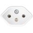 Max Hauri AG 106383 Netzstecker-Adapter Typ L (IT) T13 Weiß, 6 image