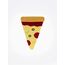 EatMySocks Napoli Pizza Unisex Crew-Socken Beige, Kamelfarben, Rot 1 Paar(e)
