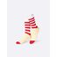 EatMySocks Pop Corn Unisex Crew-Socken Rot, Weiß, Gelb 1 Paar(e)