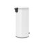 Brabantia Pedal Bin newIcon Rund Weiß, Farbe: Weiß, 2 image