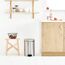 Brabantia Pedal Bin newIcon Rund Gebürsteter Stahl, 10 image