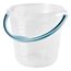 keeeper Mika Eimer Transparent, Blau, Farbe: Transparent, Blau