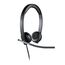 Logitech H650E Kopfhörer Kabelgebunden Kopfband Büro/Callcenter USB Typ-A Schwarz, Silber, 4 image