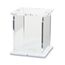 iDisplayit GC050507N-WHI-MF Vitrine Transparent, Weiß