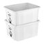 keeeper Karolina Aufbewahrungsbox Rechteckig Polypropylen (PP) Schwarz, Weiß, Farbe: Schwarz, Weiß, 2 image