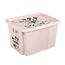 keeeper Karolina Aufbewahrungsbox Rechteckig Polypropylen (PP) Pink, Schwarz, Weiß, Farbe: Pink, Schwarz, Weiß