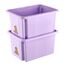 keeeper Karolina Aufbewahrungsbox Rechteckig Polypropylen (PP) Violett, Braun, Farbe: Violett, Braun, 2 image
