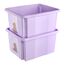 keeeper Karolina Aufbewahrungsbox Rechteckig Polypropylen (PP) Braun, Violett, Farbe: Braun, Violett, 2 image
