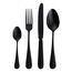 Sola 123323 Besteck-Set 24 Stück(e) Schwarz, Farbe: Schwarz