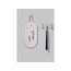 Zone Denmark 12345 Magnettafel Metall 600 x 300 mm Grau, 2 image