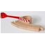 Neue Freunde 125023 Eierbecher Rot, Weiß, Holz