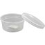 Creativ Company 13173 Aufbewahrungsbox Rund Kunststoff Transparent