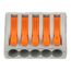 Wago 132755 Anschlussblock 5 Grau, Orange