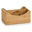 Zeller Present 13336 Aufbewahrungsbox Rechteckig MDF-Platten, Bambus Natürlich/Natur