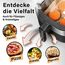 Gourmetmaxx 13873 Friteuse Zubehör Backblech Braun, 5 image