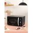 CREATE Retro Schwarz, Chrom Kombi-Mikrowelle Arbeitsplatte 20 l 700 W, 2 image