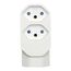 Steffen 14 97 1132 Netzstecker-Adapter Typ J Weiß