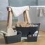 koziol BOXXX S Aufbewahrungsbox Rechteckig Recycelbarer Kunststoff Grau, Farbe: Grau, 2 image