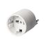 Steffen 1409571 1 Netzstecker-Adapter Typ J (CH) Typ C (Euro-Stecker) Weiß