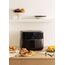 CREATE Dual Doppel 10 l Eigenständig 2400 W Heißluftfritteuse Schwarz, 3 image