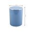MSV 145203 Mülleimer 6 l Rund Polypropylen (PP) Blau