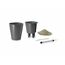 LECHUZA DELTINI Drinnen Topfpflanzer Freistehend Polypropylen (PP) Metallisch, Farbe: Metallisch
