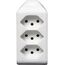 Brennenstuhl cleverLINE Abzweigstecker 3-fach weiss, drehbar bis 300° ohne Aufhänger, 2 image