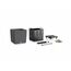 LECHUZA CUBE Cottage 40 All-in-One Set Drinnen/Draußen Topfpflanzer Freistehend Polypropylen (PP) Grau, Farbe: Grau