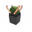 LECHUZA CUBE Cottage 50 All-in-One Set Drinnen/Draußen Topfpflanzer Freistehend Polypropylen (PP) Braun, Farbe: Braun, 2 image