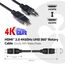 CLUB3D HDMI 2.0 4K60Hz UHD Kabel 360 Grad drehbar 2meter, 4 image