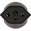 Max Hauri AG 163655 Netzstecker-Adapter Typ C (Euro-Stecker) T13 Schwarz, 3 image