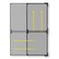 EASYmaxx JHK-16018B Vorgerahmtes Siebgewebe Polyester