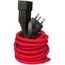 MaxTex 168159 Stromkabel Rot 3 m T12 T13, Farbe: Rot, Länge: 3 m