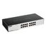 D-Link GO-SW-16G Unmanaged L2 Gigabit Ethernet (10/100/1000) 1U Schwarz