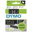 DYMO Original D1-Etikettenband | weiß auf schwarz | 12 mm x 7 m | selbstklebendes Schriftband | für LabelManager-Beschriftungsgerät