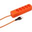 Max Hauri AG 172093 Verlängerungskabel 5 m 5 AC-Ausgänge Drinnen Orange