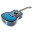 MAX Music 173.217 Gitarre Akustikgitarre Dreadnought 6 Saiten Schwarz, Blau, Farbe: Schwarz, Blau, 5 image