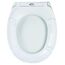 Kleine Wolke 1869185075 Toilettensitz Harter Toilettensitz Duroplast Schwarz, Weiß, 3 image
