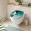 Kleine Wolke 1878675075 Toilettensitz Harter Toilettensitz Duroplast Türkis, Türkis, 5 image