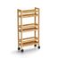 Zeller Present 18984 Ablage & Regal Mitteldichte Faserplatte (MDF) Bambus Naturholz