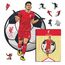 Iconic Puzzles Liverpool FC - Luis Diaz Puzzlespiel 150 Stück(e) Sport, Farbe: Schwarz, Rot, Weiß